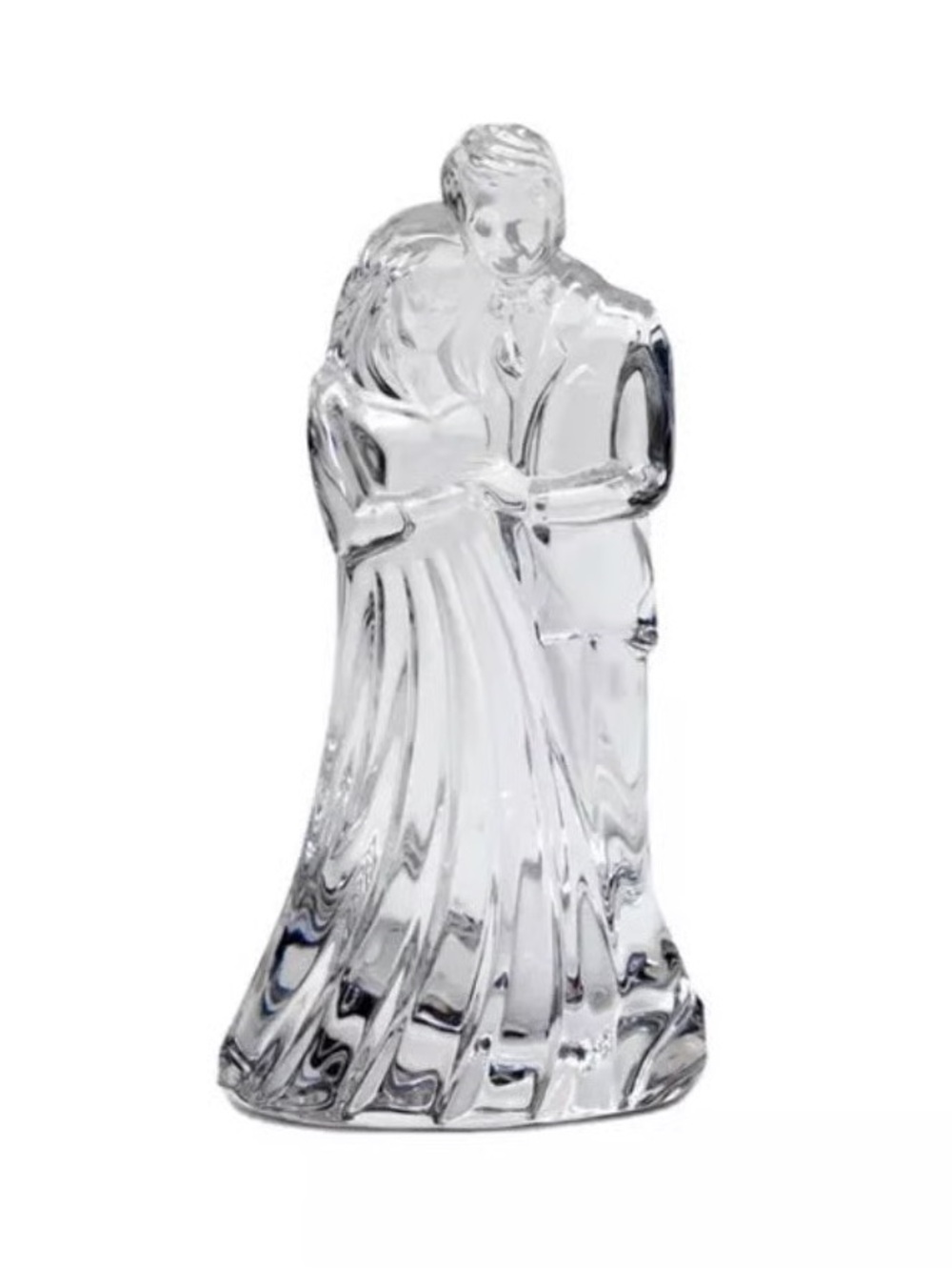 Waterford Crystal Clear Embrace Couple Figurine